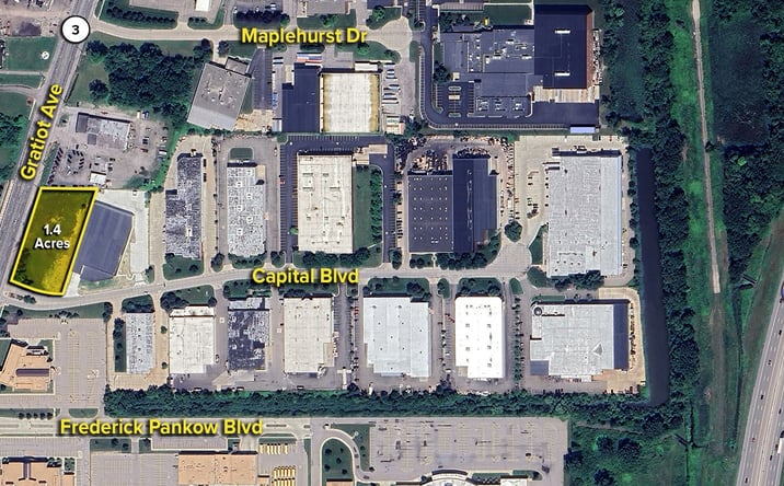 Pictures of Land property located at N Gratiot Ave, Clinton Township, MI 48036 for sales - image #1