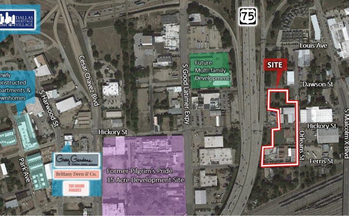 Pictures of Industrial, Land property located at 2633 Ferris St, Dallas, TX 75226 for sales - image #1