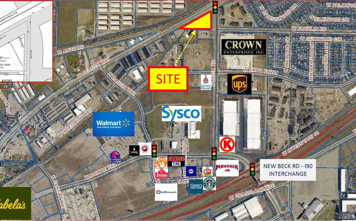 Pictures of Retail, Industrial, Land property located at SWC Seltice Way and Beck Road, Post Falls, ID 83854 for sales - image #1