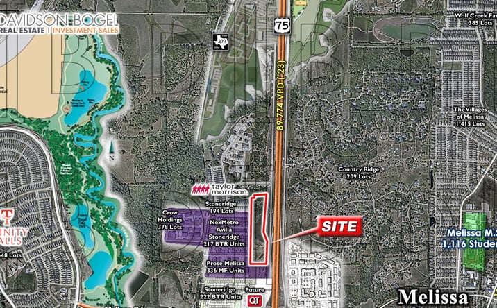 Pictures of Land property located at U.S. 75 & Sunset Canyon Dr, Melissa, TX 75454 for sales - image #1