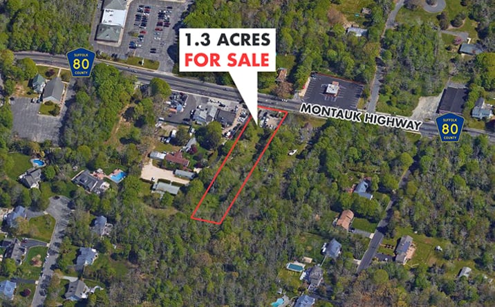 Pictures of Land property located at 158 Montauk Highway, Moriches, NY 11955 for sales - image #1
