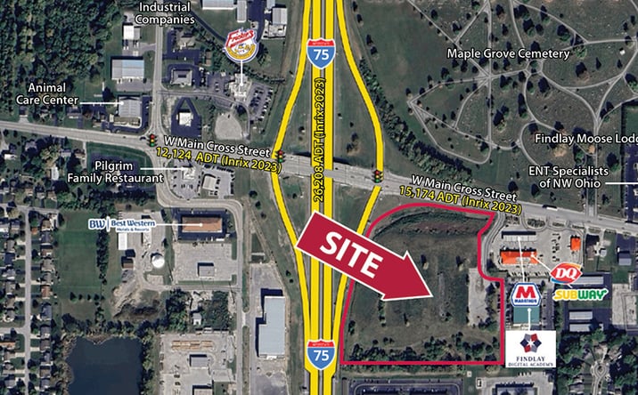 Pictures of Land property located at 1305 W Main Cross St, Findlay, OH 45840 for sales - image #1
