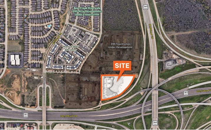 Pictures of Land property located at NWQ TX-183 & TX-360, Euless, TX 76039 for sales - image #1