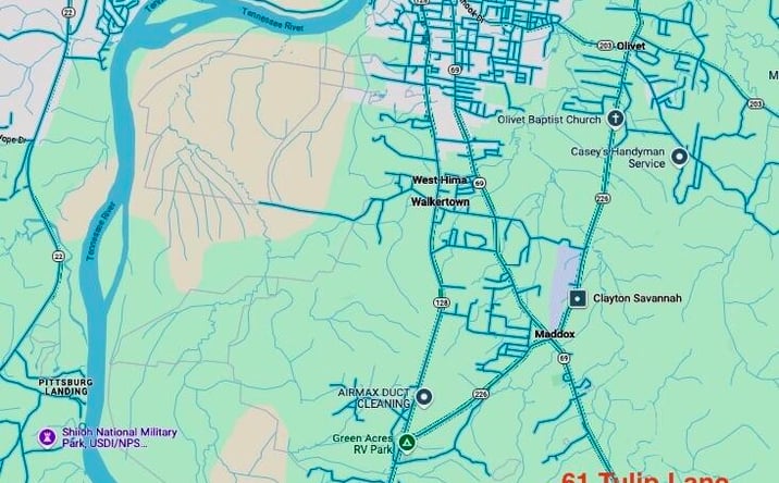 Pictures of Land property located at 61 Tulip Lane, Savannah, TN 38372 for sales - image #1
