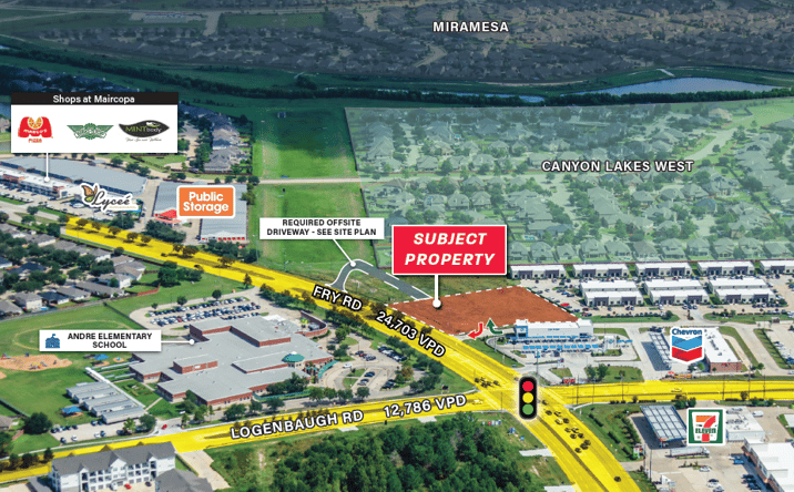 Pictures of Land property located at Fry Rd & Longenbaugh Rd, Houston, TX 77433 for sales - image #1