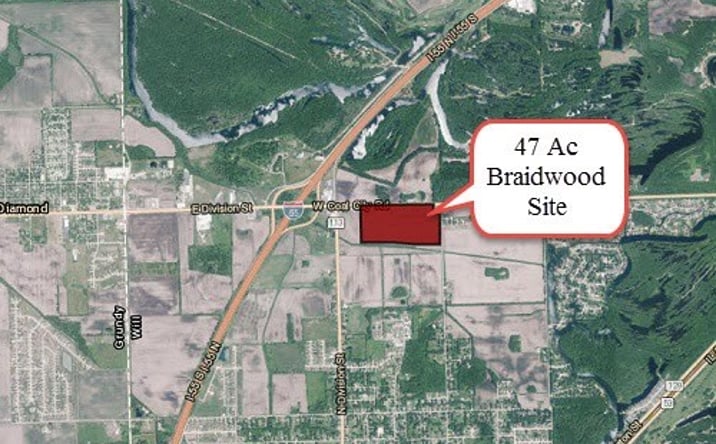 Pictures of Land property located at 203-299 E. Coal City Road, Braidwood, IL 60408 for sales - image #1
