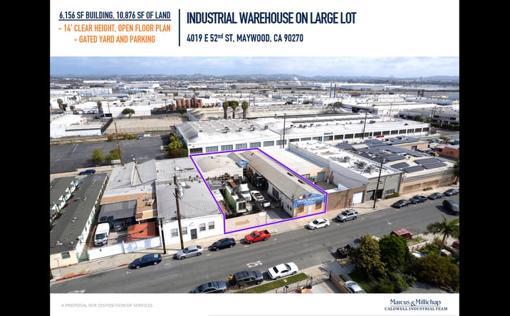 Pictures of Industrial property located at 4019 E 52nd St, Maywood, CA 90270 for sales - image #1