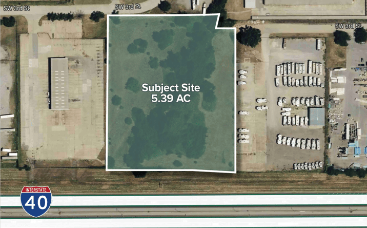 Pictures of Land property located at I-40 & S Rockwell, Oklahoma City, OK 73127 for sales - image #1