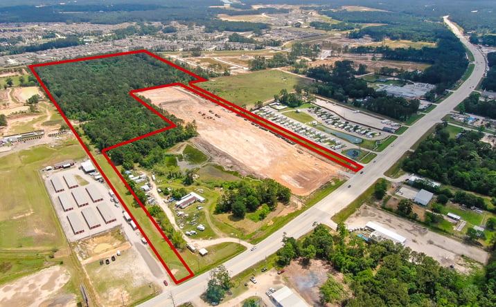 Pictures of Land, Industrial, Mixed Use, Self Storage, Mobile Home Park property located at 17235 FM1314, Conroe Tx, Conroe, TX 77302 for sales - image #1