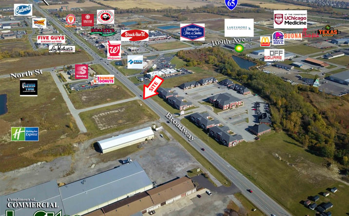 Pictures of Land, Office, Retail property located at 11040 Broadway, Crown Point, IN 46307 for sales - image #1