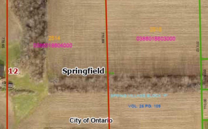 Pictures of Land property located at Lot 2 Spring Village Lane, Ontario, OH 44906 for sales - image #1