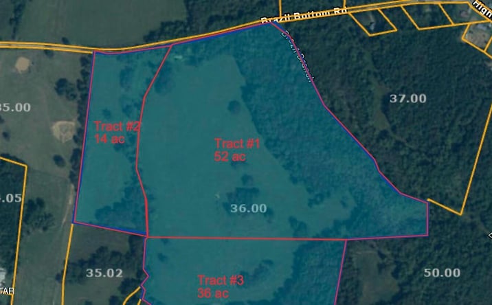 Pictures of Land property located at 000 Tract #1 Brazil Bottom Rd, Lexington, TN 38351 for sales - image #1