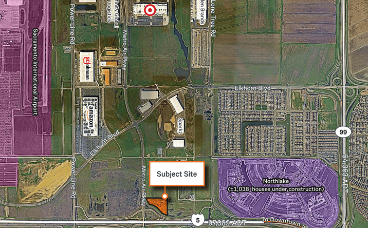 Pictures of Land property located at Metro Air Parkway @ Interstate 5, Sacramento, CA 95835 for sales - image #1