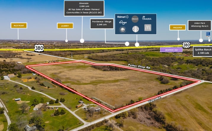 Pictures of Land property located at 4700 S Potter Shop Rd, Cross Roads, TX 76227 for sales - image #1