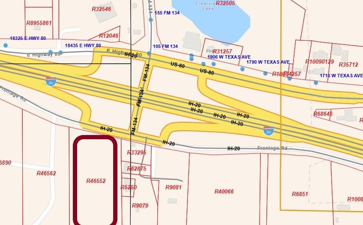 Pictures of Land property located at 7 Ac vacant unzoned, Waskom, TX 75692 for sales - image #1
