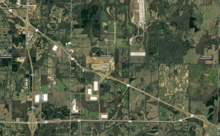 Pictures of Land property located at 6821 US-72, Byhalia, MS 38611 for sales - image #1