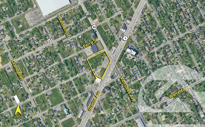 Pictures of Land property located at 7811 Gratiot Ave, Detroit, MI 48213 for sales - image #1