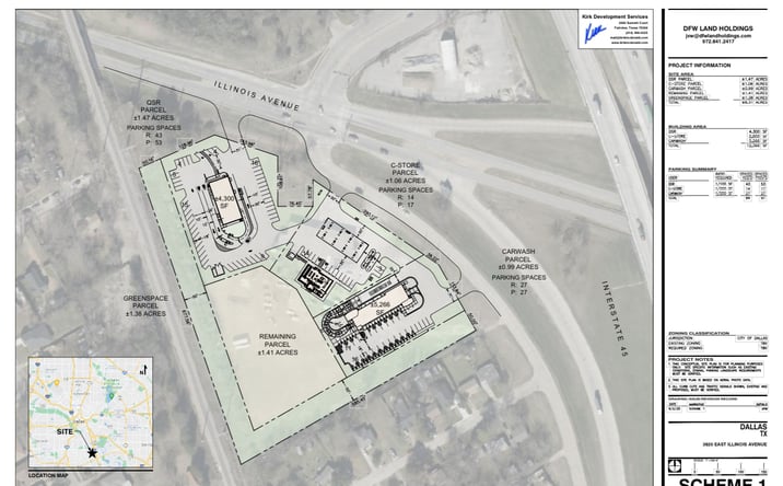 Pictures of Land, Retail property located at 3820 E. Illinois Ave., Dallas, TX 75216 for sales - image #1