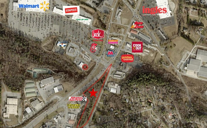 Pictures of Land property located at 999 Hwy 64 East, Hendersonville, NC 28792 for sales - image #1