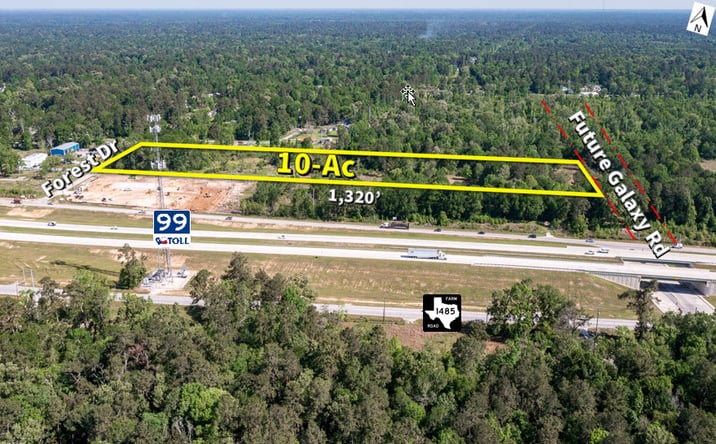 Pictures of Land property located at 671 Forest Dr, New Caney, TX 77357 for sales - image #1
