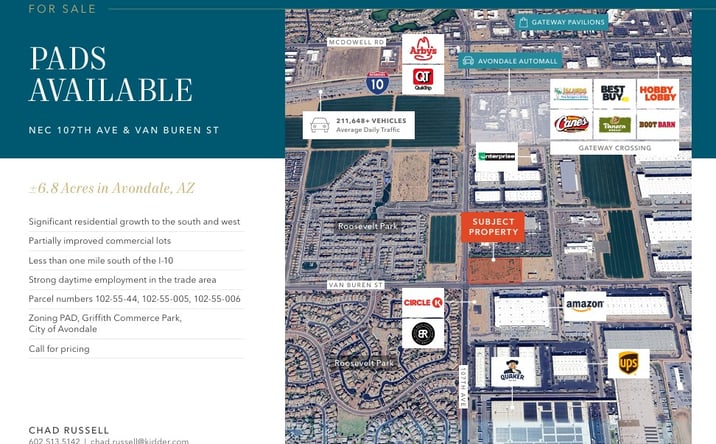 Pictures of Land property located at 299 North 107th Avenue, avondale, AZ 85323 for sales - image #1