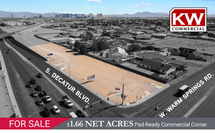 Pictures of Land property located at NEC S. Decatur Blvd. & W. Warm Springs Rd., Las Vegas, NV 89139 for sales - image #1
