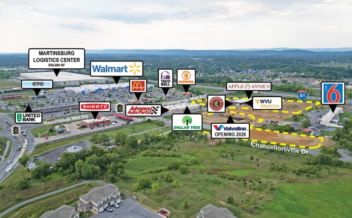 Pictures of Retail property located at Hammonds Mill Road & Alliance Lane, Martinsburg, WV 25404 for sales - image #1