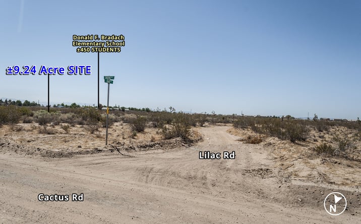 Pictures of Land property located at 11143 Cactus, Adelanto, CA 92301 for sales - image #1