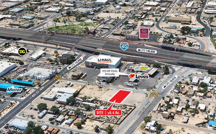 Pictures of Land property located at NEQ 6th St. & Cutler Ave. NW, Albuquerque, NM 87102 for sales - image #1