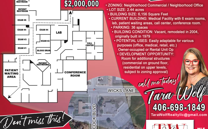Pictures of Mixed Use, Office, Special Purpose property located at 100 Wicks Ln, Billings, MT 59105 for sales - image #1