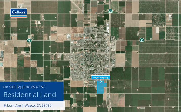 Pictures of Land property located at Filburn Ave, Wasco, CA 93280 for sales - image #1