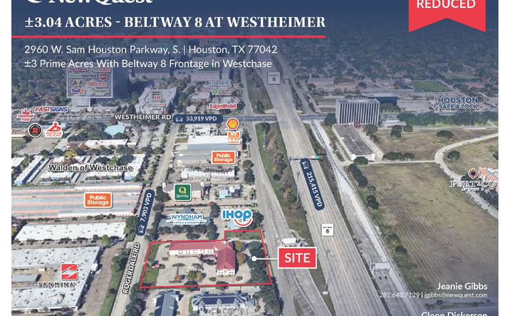 Pictures of Hospitality, Land, Mixed Use, Office, Retail property located at 2960 W Sam Houston Pkwy S, Houston, TX 77042 for sales - image #1