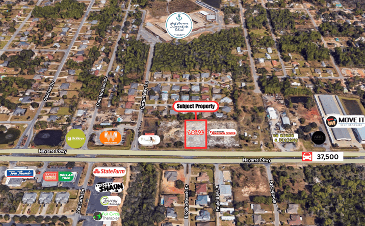 Pictures of Land property located at 6978 Navarre Pkwy, Navarre, FL 32566 for sales - image #1