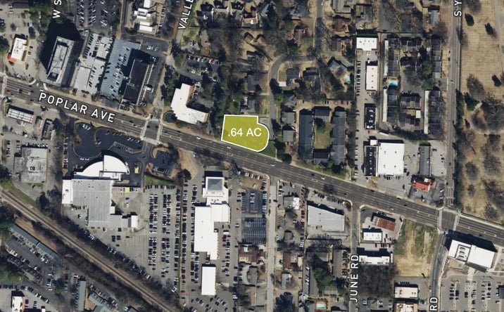 Pictures of Land property located at 5450 Poplar Ave, Memphis, TN 38119 for sales - image #1