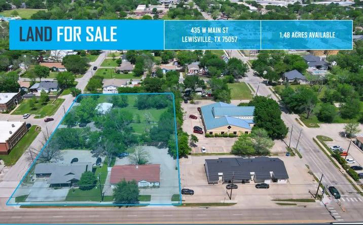 Pictures of Land property located at 435 W Main St., Lewisville, TX 75057 for sales - image #1