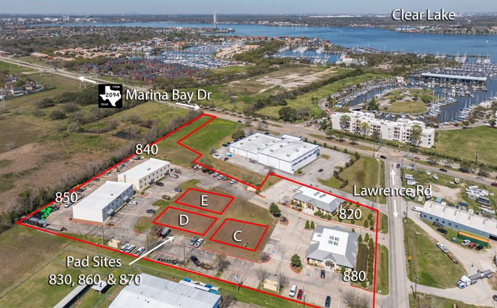 Pictures of Land property located at 830 Lawrence Road, League City, TX 77573, 860 Lawrence Road, League City, TX 77573, 870 Lawrence Road, League City, TX 77573 for sales - image #1