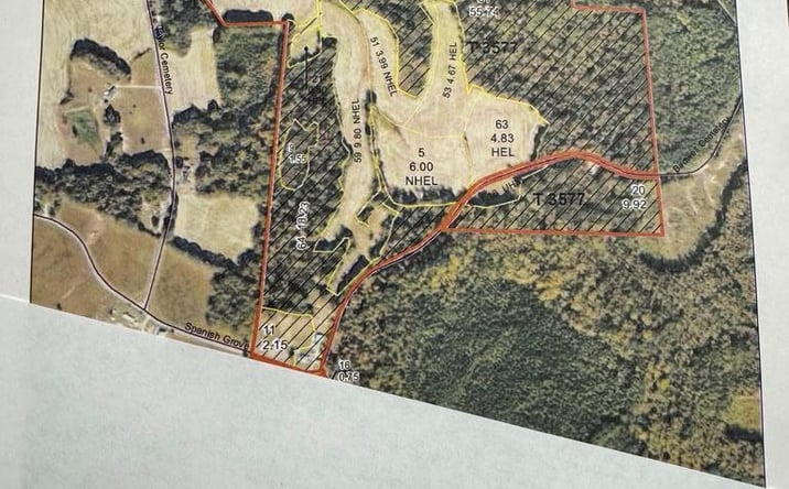 Pictures of Land property located at 0 Birdwell Cemetery Rd, Buena Vista, TN 38318 for sales - image #1