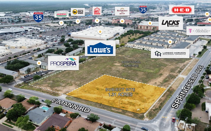 Pictures of Land, Mixed Use, Retail property located at 6702 Springfield Ave, Laredo, TX 78041 for sales - image #1