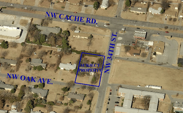Pictures of Land property located at 3401 NW Oak Ave, Lawton, OK 73505 for sales - image #1
