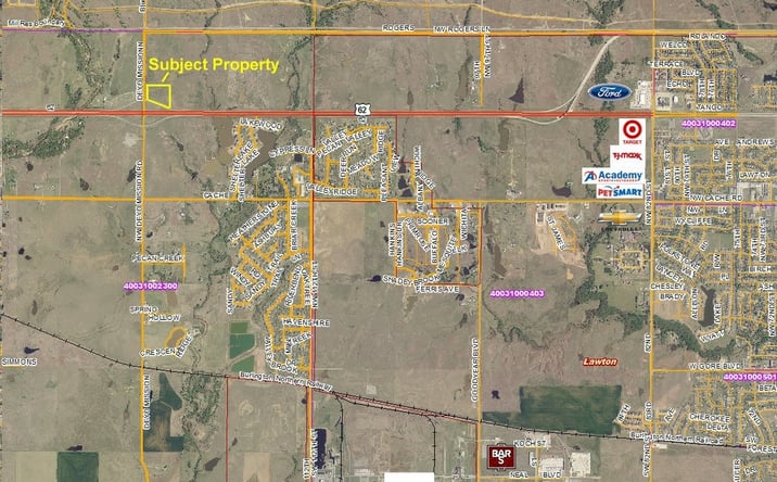 Pictures of Land property located at Hwy. 62, Deyo Exit Corner, Lawton, OK 73505 for sales - image #1