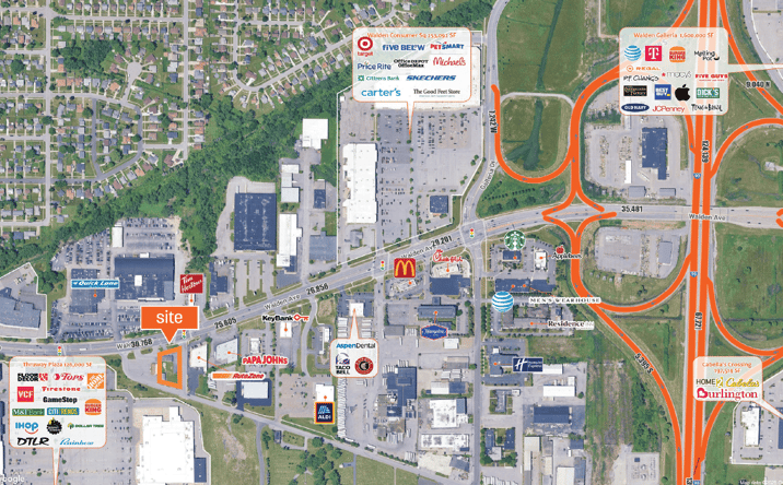 Pictures of Land, Retail property located at 1593 Walden Ave, Buffalo, NY 14225 for sales - image #1