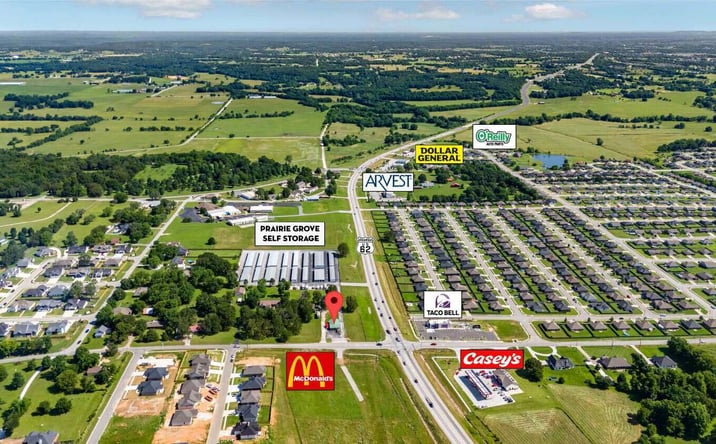 Pictures of Land property located at 924 & 930 East Parks Street, Prairie Grove, AR 72753 for sales - image #1