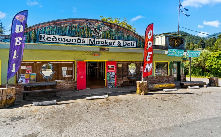 Pictures of Retail property located at 12880 Avenue of the Giants, Myers Flat, CA 95554 for sales - image #1