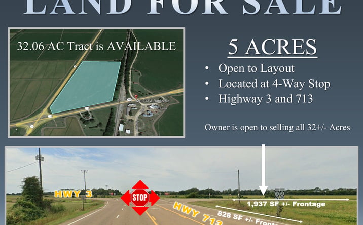 Pictures of Land property located at Hwy 3 and Hwy 713, Tunica, MS 38664 for sales - image #1