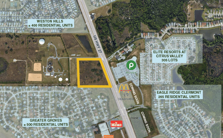 Pictures of Land property located at S Hwy 27, Clermont, FL 34711 for sales - image #1