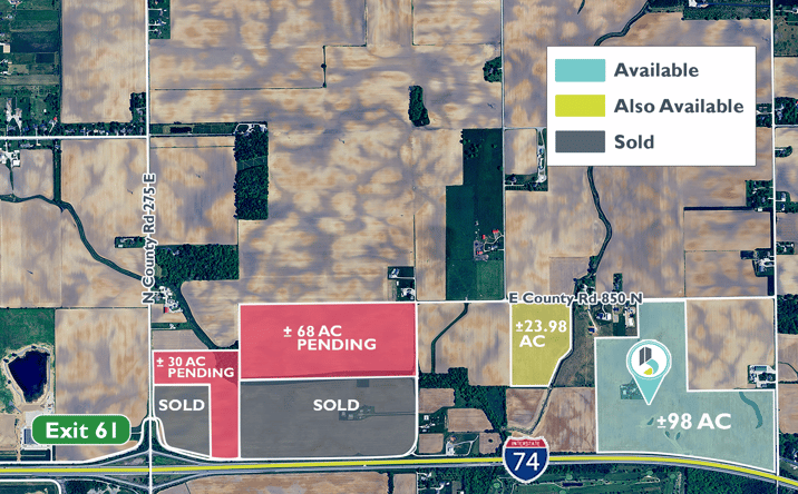 Pictures of Land property located at 4623 E County Road 850 N, Pittsboro, IN 46167 for sales - image #1