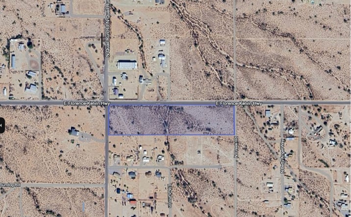 Pictures of Land property located at 13589 N Quail Run Rd, Florence, AZ 85132 for sales - image #1