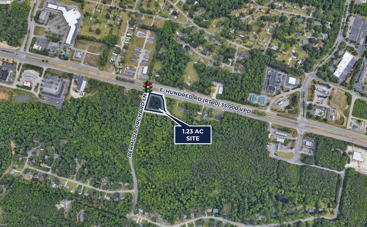Pictures of Land property located at 521 E Hundred Rd, Chester, VA 23836 for sales - image #1