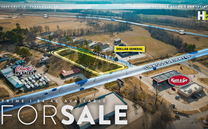 Pictures of Land property located at 2809 Cozy Ln, Paragould, AR 72450 for sales - image #1