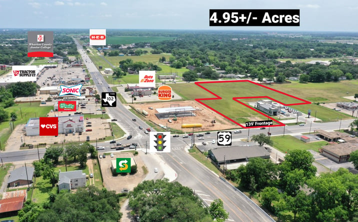 Pictures of Land property located at 1524 N Richmond Rd, Wharton, TX 77488 for sales - image #1
